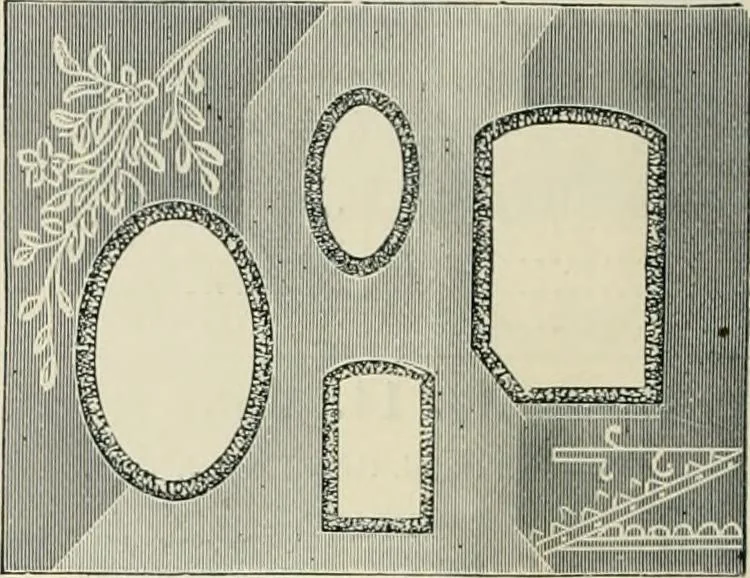 An illustration from Mouldings, mirrors, pictures and frames., 1884, leaf 61