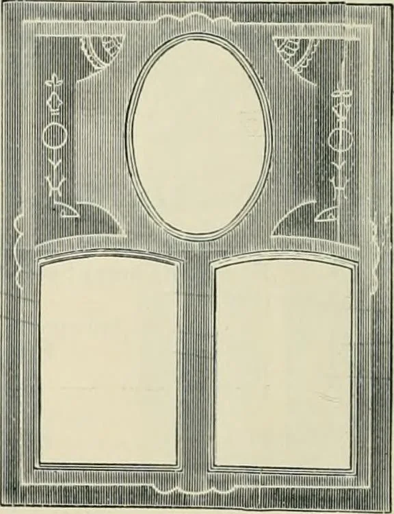 An illustration from Mouldings, mirrors, pictures and frames., 1884, leaf 61