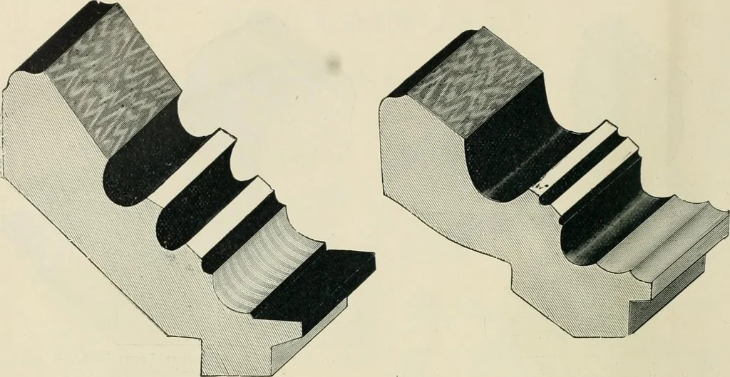 An illustration from Mouldings, mirrors, pictures and frames., 1884, leaf 7