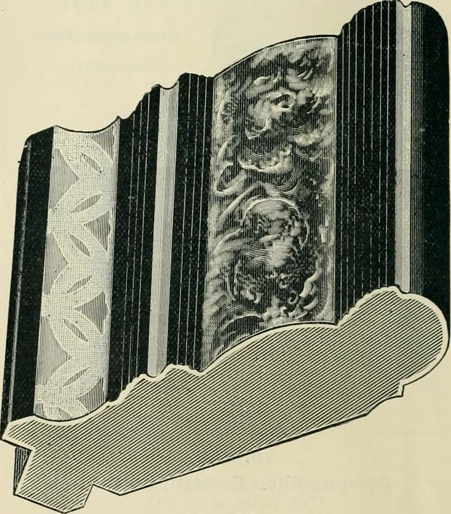 An illustration from Mouldings, mirrors, pictures and frames., 1884, leaf 7