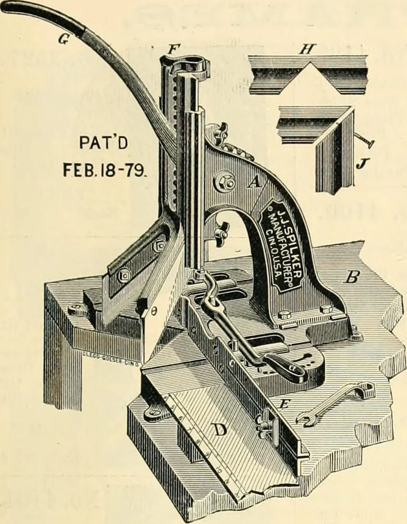 An illustration from Mouldings, mirrors, pictures and frames., 1884, leaf 72