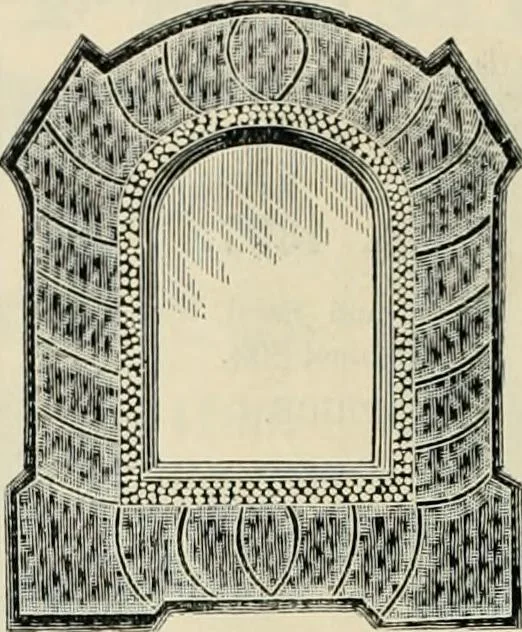 An illustration from Mouldings, mirrors, pictures and frames., 1884, leaf 75