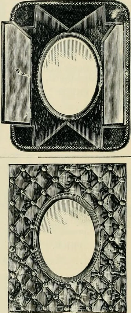 An illustration from Mouldings, mirrors, pictures and frames., 1884, leaf 75