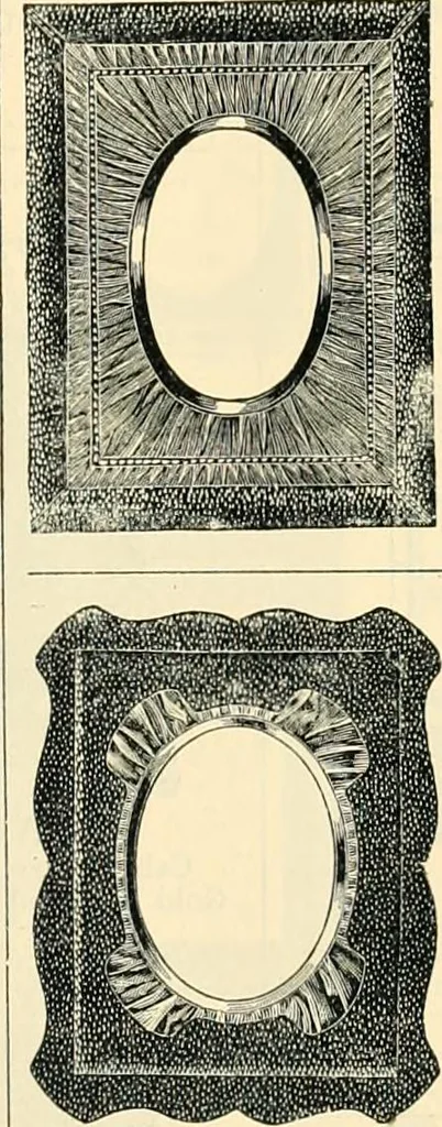 An illustration from Mouldings, mirrors, pictures and frames., 1884, leaf 76