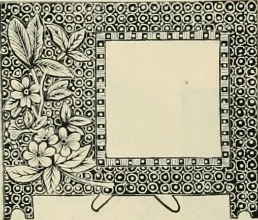 An illustration from Mouldings, mirrors, pictures and frames., 1884, leaf 77