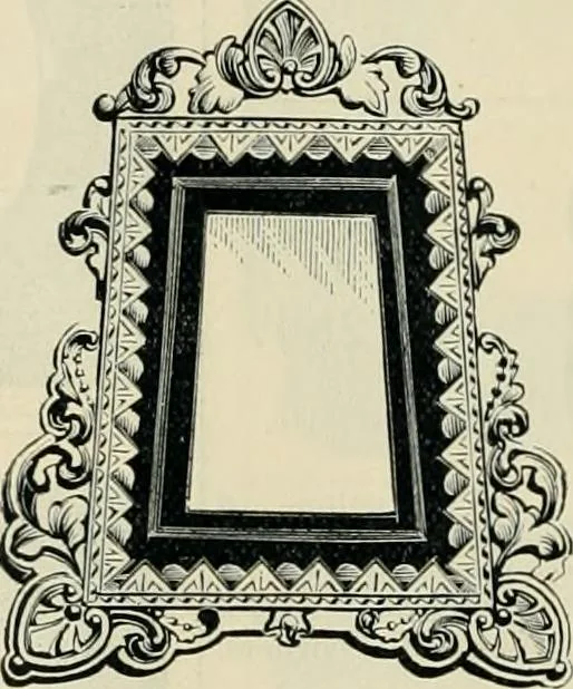 An illustration from Mouldings, mirrors, pictures and frames., 1884, leaf 77