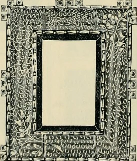 An illustration from Mouldings, mirrors, pictures and frames., 1884, leaf 77