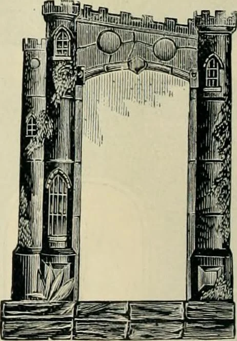 An illustration from Mouldings, mirrors, pictures and frames., 1884, leaf 77