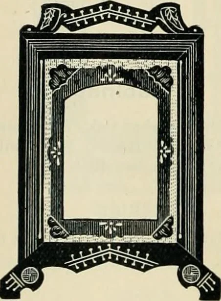 An illustration from Mouldings, mirrors, pictures and frames., 1884, leaf 79