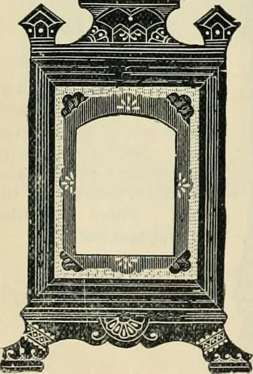 An illustration from Mouldings, mirrors, pictures and frames., 1884, leaf 79