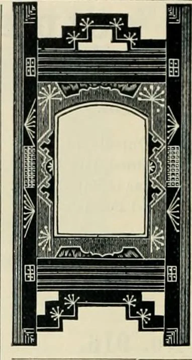 An illustration from Mouldings, mirrors, pictures and frames., 1884, leaf 79