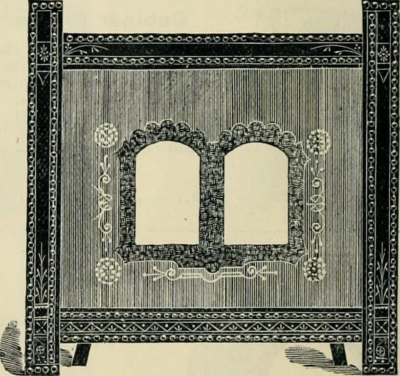 An illustration from Mouldings, mirrors, pictures and frames., 1884, leaf 79