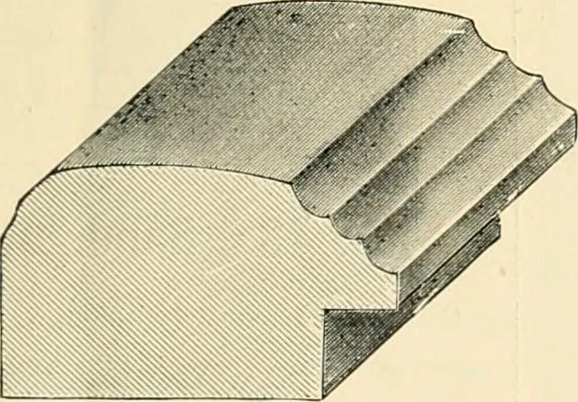 An illustration from Mouldings, mirrors, pictures and frames., 1884, leaf 8