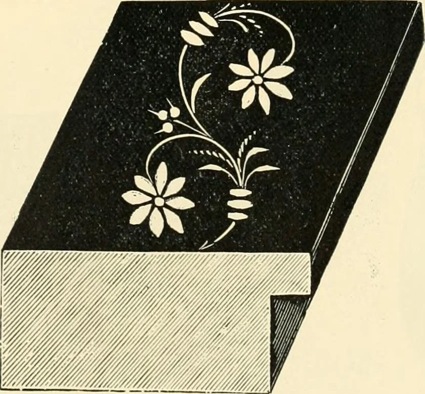 An illustration from Mouldings, mirrors, pictures and frames., 1884, leaf 8
