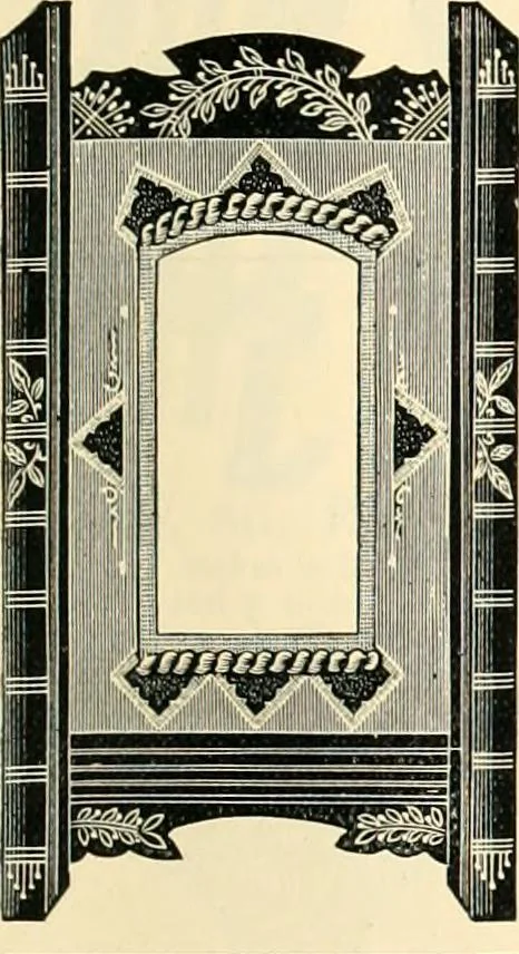 An illustration from Mouldings, mirrors, pictures and frames., 1884, leaf 80