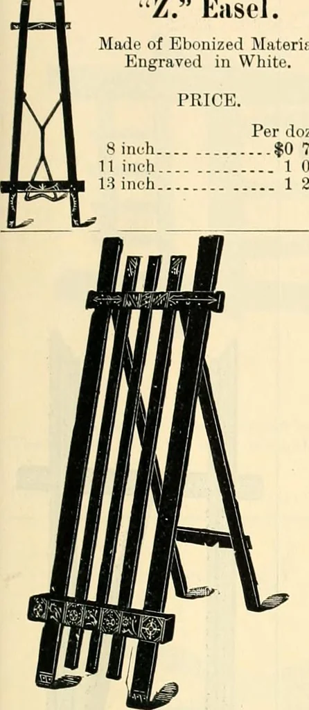 An illustration from Mouldings, mirrors, pictures and frames., 1884, leaf 82