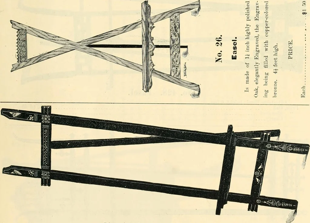 An illustration from Mouldings, mirrors, pictures and frames., 1884, leaf 84