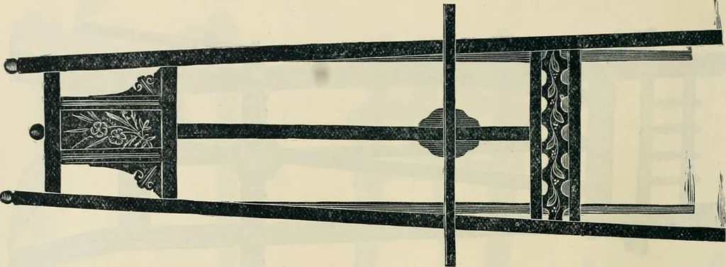 An illustration from Mouldings, mirrors, pictures and frames., 1884, leaf 85