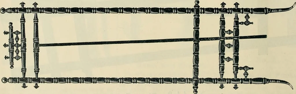 An illustration from Mouldings, mirrors, pictures and frames., 1884, leaf 85