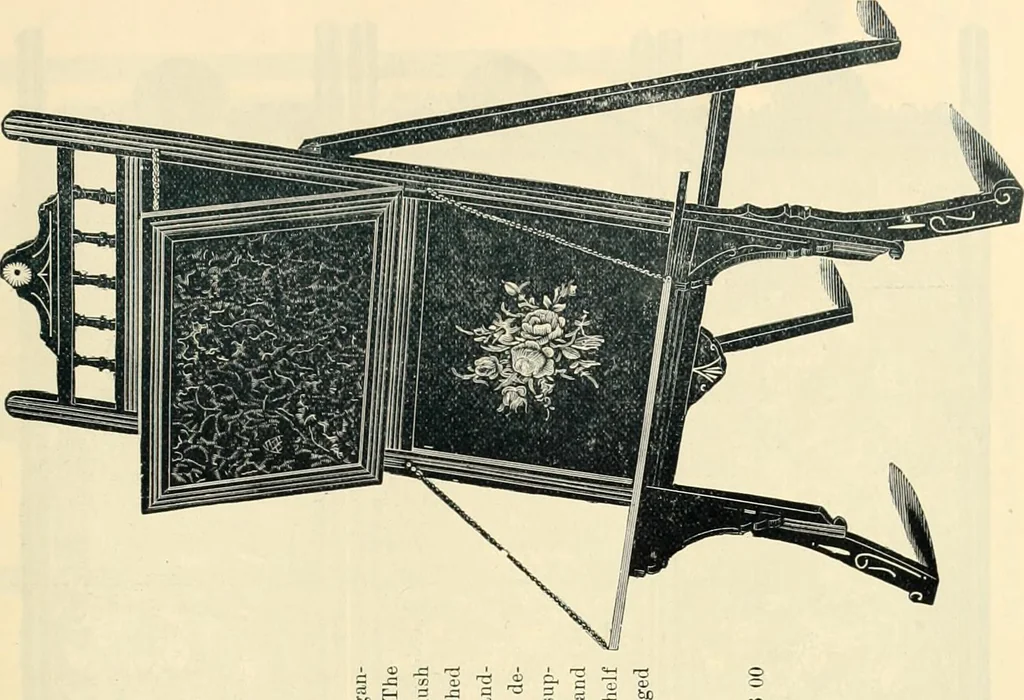 An illustration from Mouldings, mirrors, pictures and frames., 1884, leaf 86