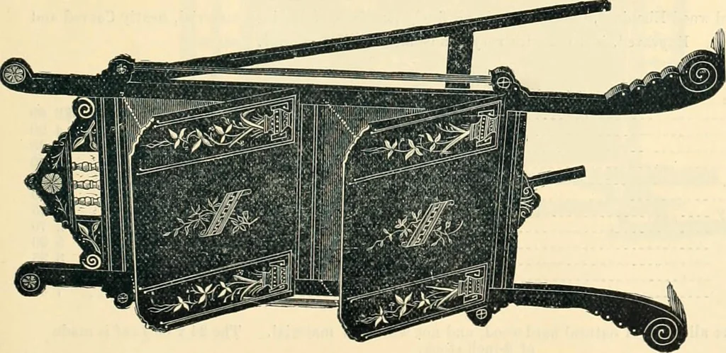 An illustration from Mouldings, mirrors, pictures and frames., 1884, leaf 86
