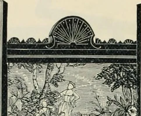 An illustration from Mouldings, mirrors, pictures and frames., 1884, leaf 87