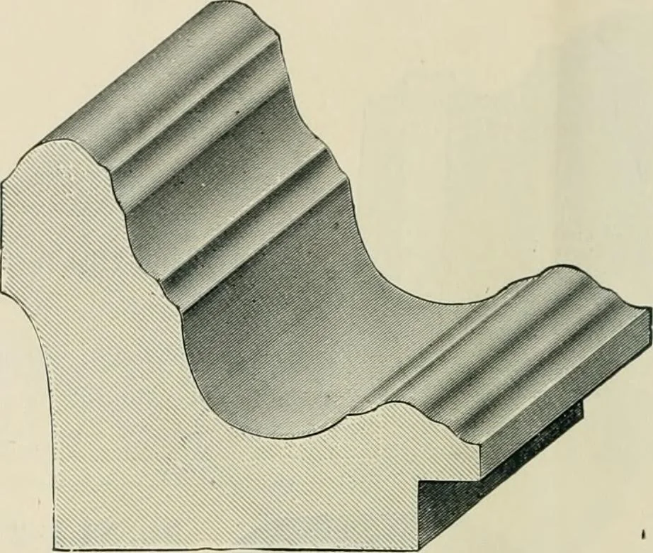 An illustration from Mouldings, mirrors, pictures and frames., 1884, leaf 9