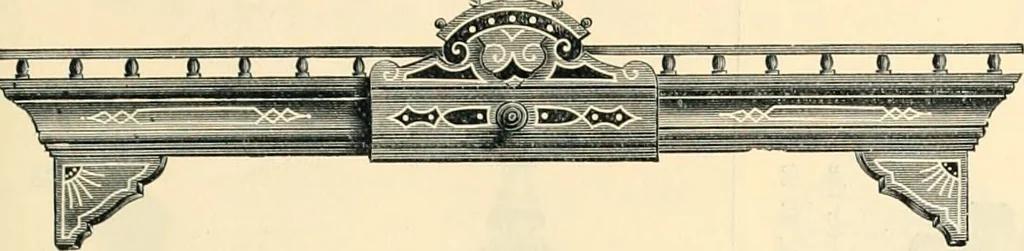 An illustration from Mouldings, mirrors, pictures and frames., 1884, leaf 90