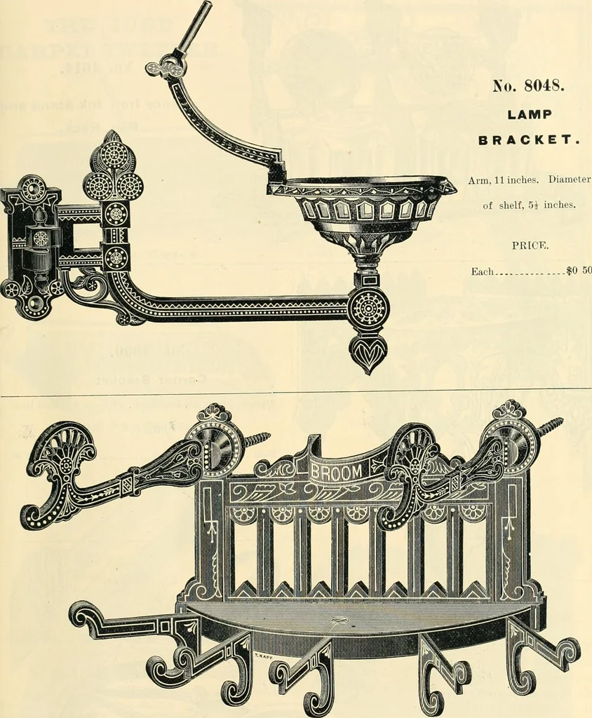 An illustration from Mouldings, mirrors, pictures and frames., 1884, leaf 96