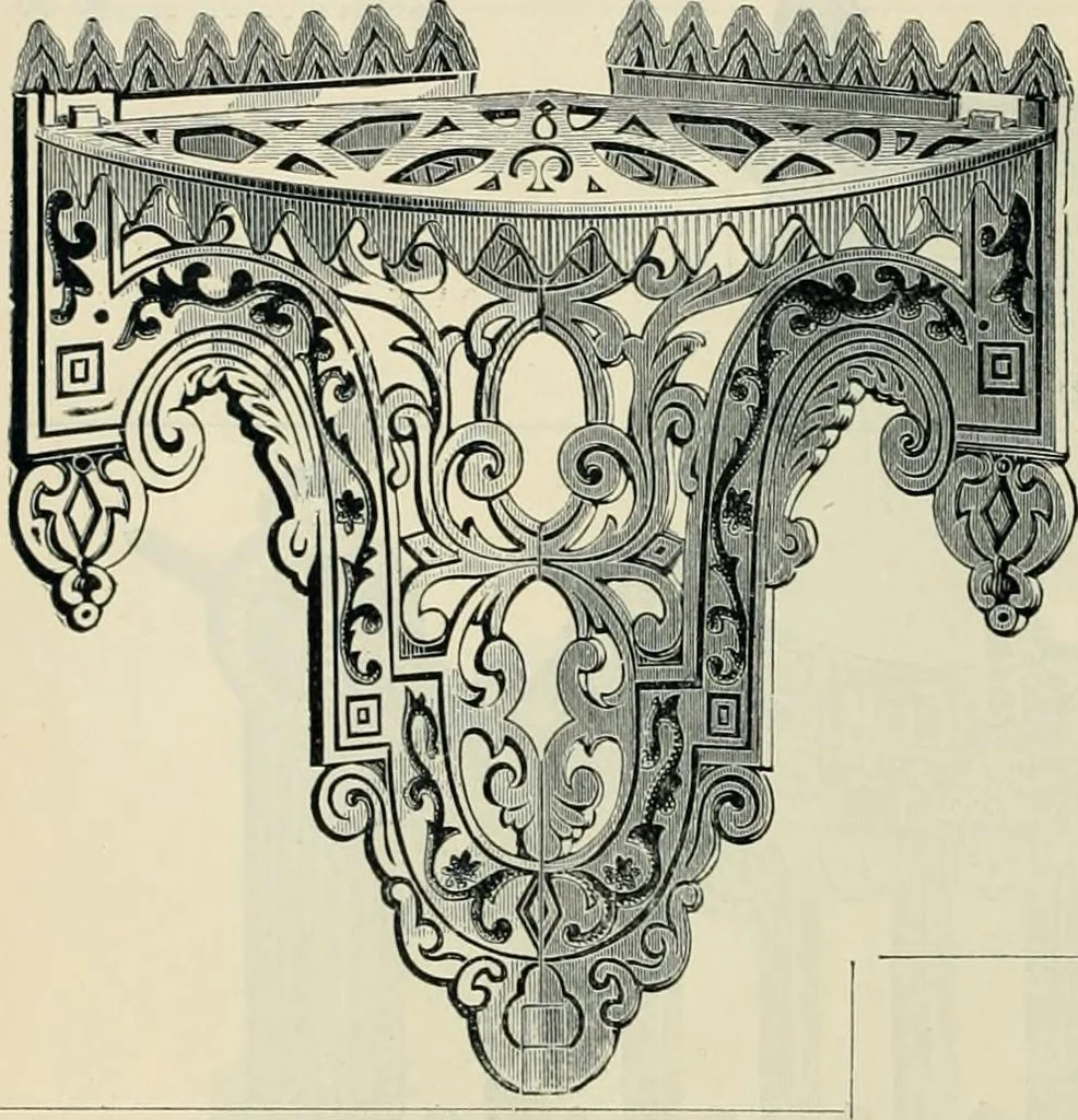 An illustration from Mouldings, mirrors, pictures and frames., 1884, leaf 97