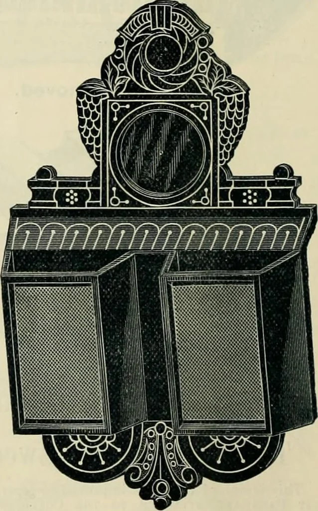 An illustration from Mouldings, mirrors, pictures and frames., 1884, leaf 99