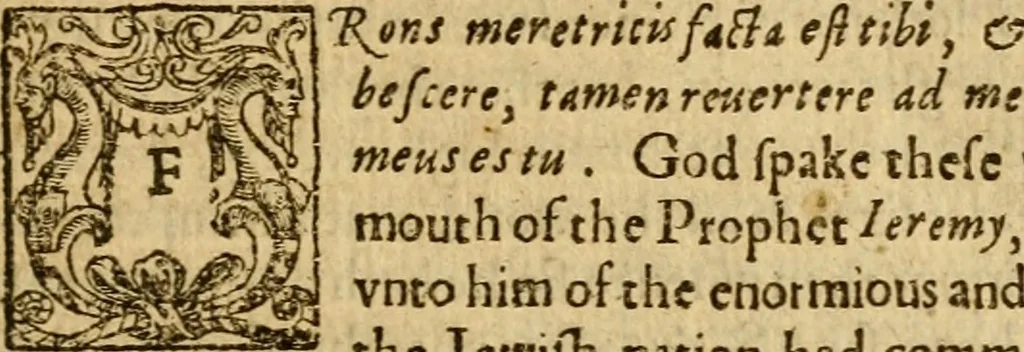 An illustration from The Mount of Calvarie, 1597, leaf 484