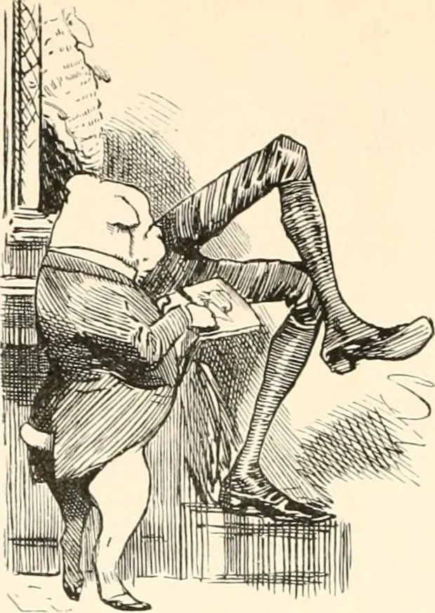 An illustration from M. P.'s in session, from Mr. Punch's parliamentary portrait gallery, 1889, leaf 13
