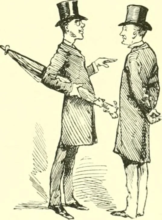 An illustration from M. P.'s in session, from Mr. Punch's parliamentary portrait gallery, 1889, leaf 14