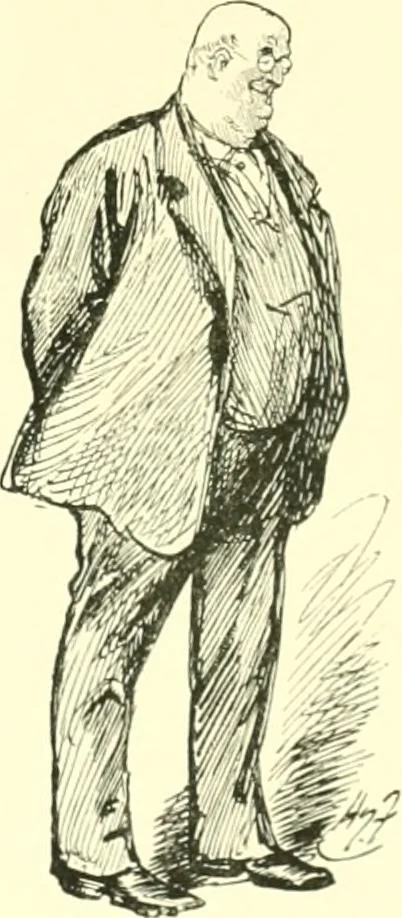 An illustration from M. P.'s in session, from Mr. Punch's parliamentary portrait gallery, 1889, leaf 14
