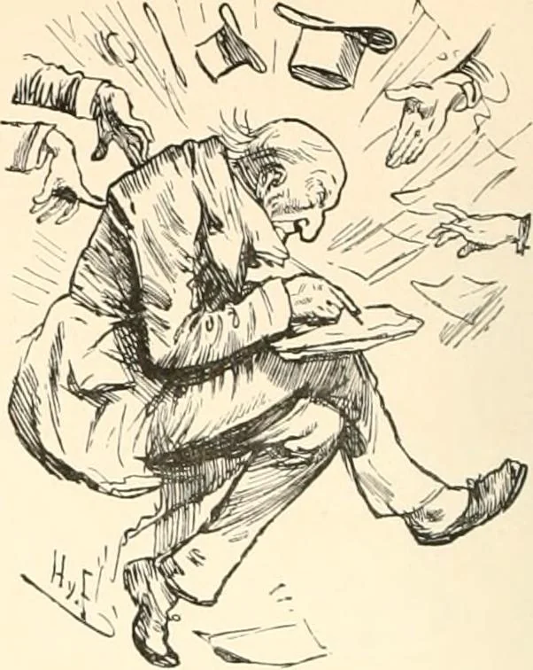 An illustration from M. P.'s in session, from Mr. Punch's parliamentary portrait gallery, 1889, leaf 15