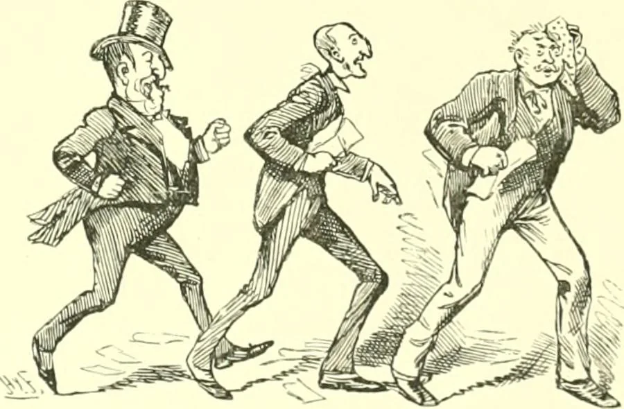 An illustration from M. P.'s in session, from Mr. Punch's parliamentary portrait gallery, 1889, leaf 16