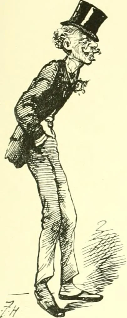 An illustration from M. P.'s in session, from Mr. Punch's parliamentary portrait gallery, 1889, leaf 18