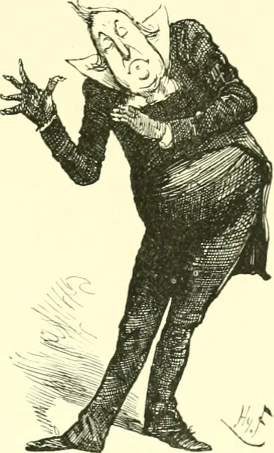 An illustration from M. P.'s in session, from Mr. Punch's parliamentary portrait gallery, 1889, leaf 18