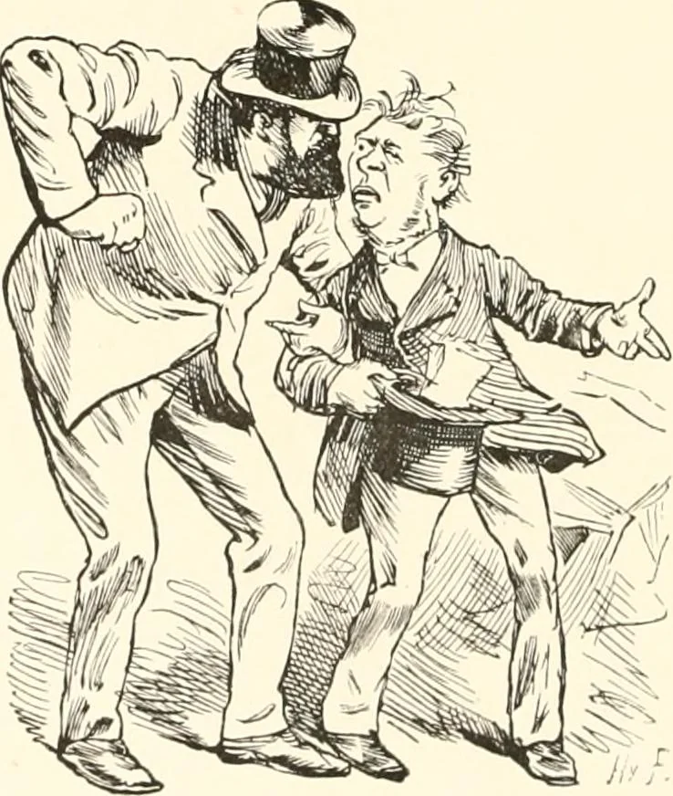 An illustration from M. P.'s in session, from Mr. Punch's parliamentary portrait gallery, 1889, leaf 19