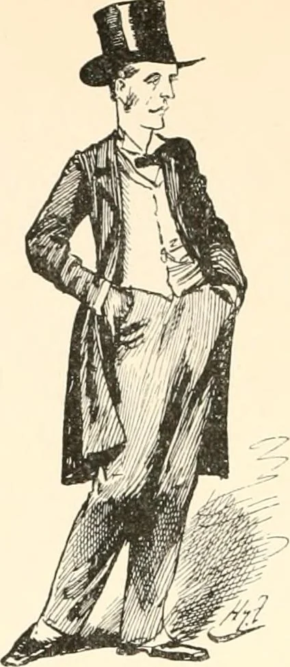 An illustration from M. P.'s in session, from Mr. Punch's parliamentary portrait gallery, 1889, leaf 21
