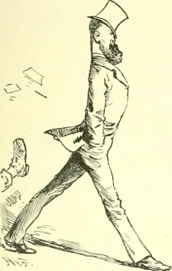 An illustration from M. P.'s in session, from Mr. Punch's parliamentary portrait gallery, 1889, leaf 22