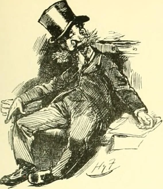 An illustration from M. P.'s in session, from Mr. Punch's parliamentary portrait gallery, 1889, leaf 24