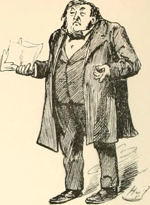An illustration from M. P.'s in session, from Mr. Punch's parliamentary portrait gallery, 1889, leaf 25