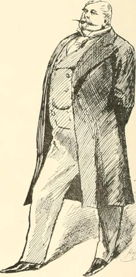 An illustration from M. P.'s in session, from Mr. Punch's parliamentary portrait gallery, 1889, leaf 25