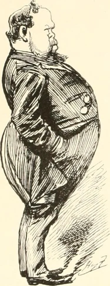 An illustration from M. P.'s in session, from Mr. Punch's parliamentary portrait gallery, 1889, leaf 27