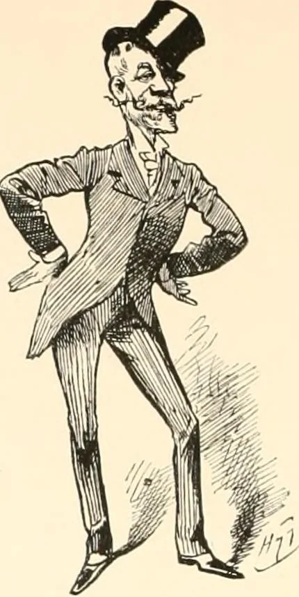 An illustration from M. P.'s in session, from Mr. Punch's parliamentary portrait gallery, 1889, leaf 27