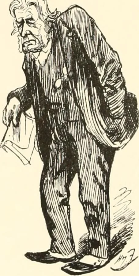 An illustration from M. P.'s in session, from Mr. Punch's parliamentary portrait gallery, 1889, leaf 27
