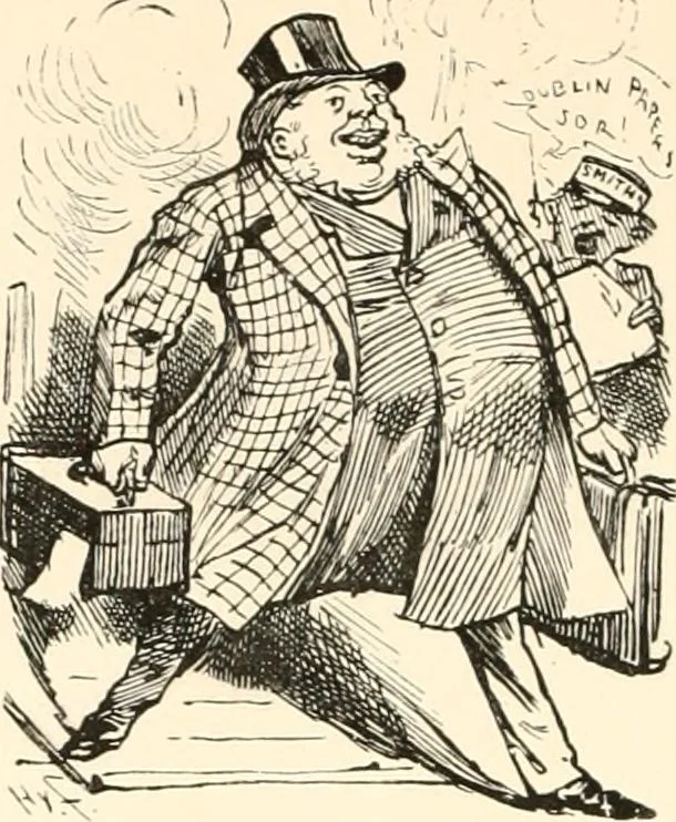 An illustration from M. P.'s in session, from Mr. Punch's parliamentary portrait gallery, 1889, leaf 29