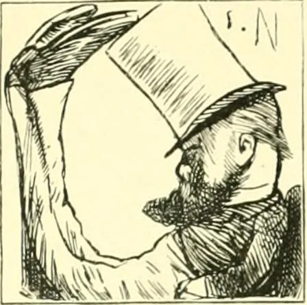 An illustration from M. P.'s in session, from Mr. Punch's parliamentary portrait gallery, 1889, leaf 30